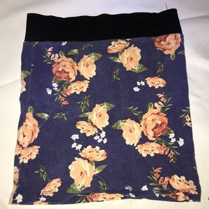 Papaya pencil skirt